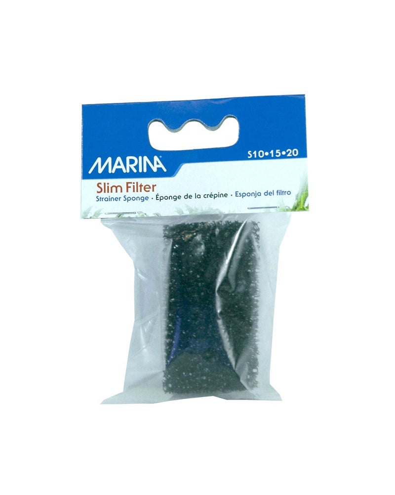 Marina Slim Filter Intake Strainer Sponge, Replacement Aquarium Filter Media, A296